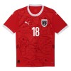 Maglia ufficiale Austria Romano Schmid 18 Casa Euro 2024 per Uomo